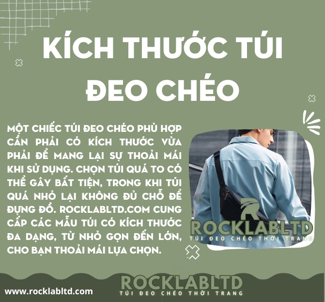 Khuyến mãi TÚI ĐEO CHÉO THỜI TRANG ROCKLABLTD